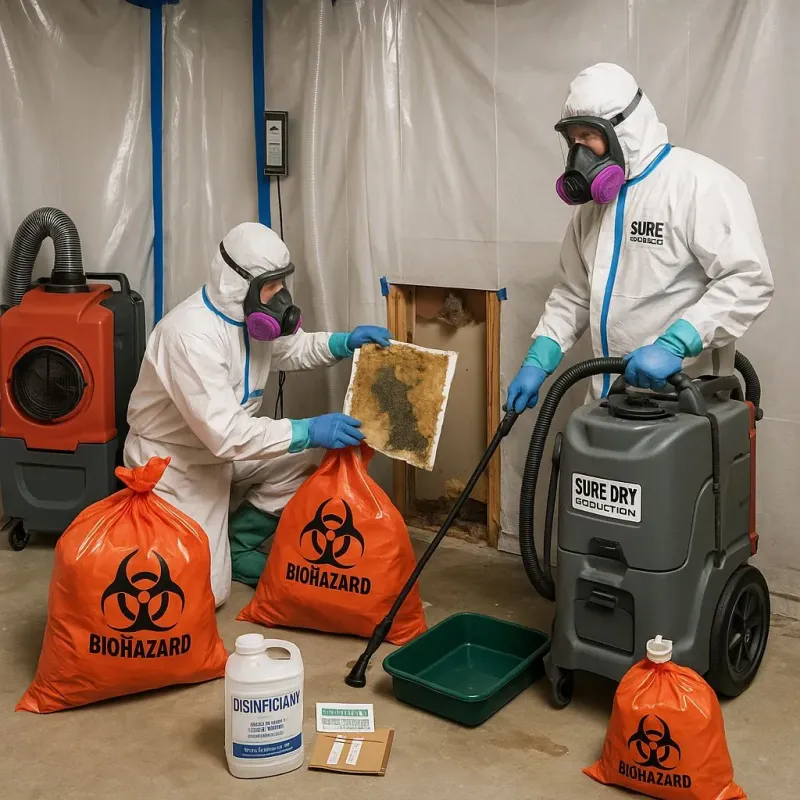 Contaminated Water Handling Protocols process in El Lago, TX